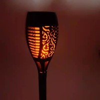 Lampes solaires LED pour allées, vente directe d'usine transfrontalière, étanches, décoratives pour cour extérieure, lampes torches au sol
