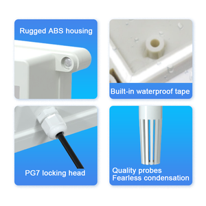 ES-A220 सस्ती दीवार-माउंटेड rs485/4-20ma तापमान और आर्द्रता ट्रांसमीटर डिस्प्ले प्रकार का तापमान सेंसर - Product Image 5