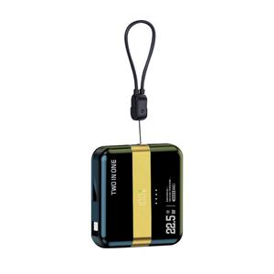 Banques d'alimentation 2-en-1 populaires avec câbles intégrés, grande capacité 10000mAh 8000mAh, charge rapide PD22.5W pour téléphones portables – Idéales comme cadeaux - Product Image 2