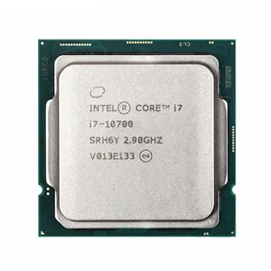 Yeni cpu için oyun için 2020 I7-10700 SRH6Y intel core işlemci cpu LGA 1200 8-core 2.9GHz 65W PC CPU 10700K 10700F 10700KF