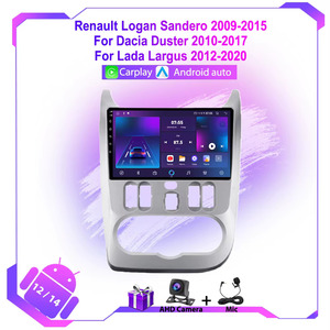 Radio Mobil untuk Renault Logan Sandero 2009-2015 untuk Dacia Duster 2010-2017 untuk Lada Largus 2012-2020 GPS Navi Multimedia Player - Product Image 1