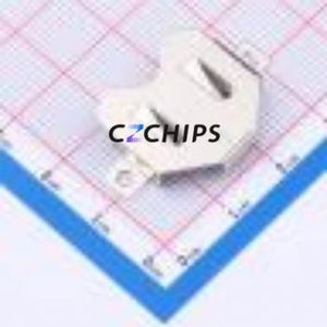MY-2032-05-R Button & Strip Battery Connector SMD Connector Battery Clip CR2032 Phosphor Bronze Nickel - Product Image 2