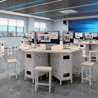 Table et chaise d'ordinateur ergonomiques, extensibles et réglables avec tiroirs et rangement dissimulé pour ordinateur de bureau