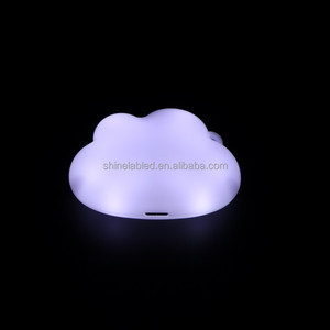 Love Cloud-shaped Multi-color Night <b>Light</b> Bedroom Sleep <b>Light</b> Cute Atmosphere <b>Light</b> <b>Net</b> Bedside <b>Light</b> Rechargeable Lighting - Product Image 1
