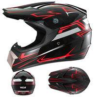 Casques de moto tout-terrain personnalisés pour jeunes, certifiés ABS DOT, imperméables pour les jeunes motocrossistes