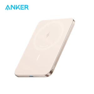 Power Bank Anker MagGo Air2 Ultra Sottile 5000mAh 7.5W Ricarica Wireless 20W Cablata <span class=keywords><strong>Magnetica</strong></span> per iPhone 16 15 14 13 12 - Product Image 1