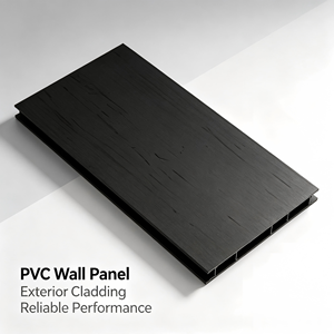 แผ่นผนังพีวีซีลายไม้สำหรับตกแต่งภายนอกอาคาร - Product Image 5