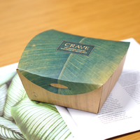 Conteneurs alimentaires jetables biodégradables et recyclables pour restaurants, avec logo personnalisé imprimé, pour la restauration rapide et les plats à emporter