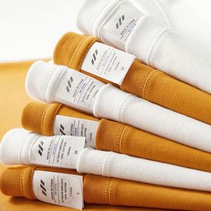Wholesale Autumn New Cotton Long Sleeve Men's T-<b>shirts</b> Custom Print logo Acceptable Crewneck Clothes White t <b>Shirt</b> for Men - Product Image 6