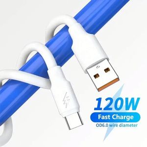 120w Fast Charging <b>USB</b> a to Type <b>C</b> Charger Cord Cable Data Cable for Mobile Phone - Product Image 3