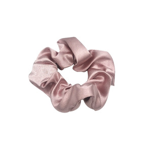Daou – Nouveauté : Chouchous et élastiques à <span class=keywords><strong>cheveux</strong></span> en satin couleur unie, style européen et américain, faits à la main, grande taille pour usage quotidien - Product Image 6