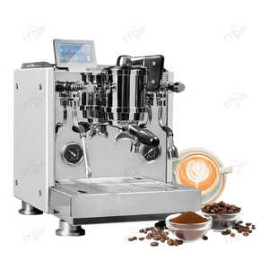 Máquina de Café Espresso Comercial para Uso en Hoteles, Semiautomática, Control PID, Caldera Doble Francesa, Cabezal de Preparación E61, Bomba Rotativa - Product Image 4