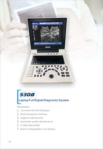 Ultrasonido veterinario profesional con 16 pseudo color y guía <span class=keywords><strong>de</strong></span> punción-256 marcos Cineloop, listo para impresora - Product Image 3