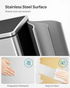 <span class=keywords><strong>SONGMICS</strong></span> <span class=keywords><strong>Cubo</strong></span> de <span class=keywords><strong>basura</strong></span>, 2X8 galones (2X30 L) <span class=keywords><strong>Cubo</strong></span> de <span class=keywords><strong>basura</strong></span> para Cocina - Product Image 5