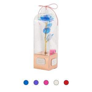 Regalo Personalizado para el Día de San Valentín para Mujer, Rosa Artificial con Luz LED y Flores Secas, con Caja - Product Image 3