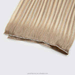 ผมต่อแบบเวฟท์ Factory Butterfly Genius พร้อมรูตรงกลาง แบบ Double Drawn ผมแท้  มองไม่เห็นรอยต่อ XO Hole Weft - Product Image 3