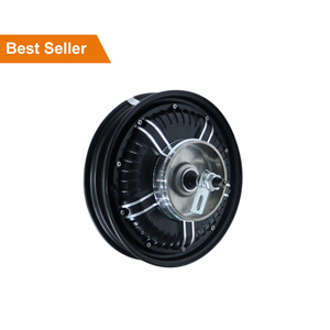 Vente en gros de 10 pouces moyeu de roue de frein à tambour 60V 1200W moteur à courant continu sans balais moteur de cyclomoteur électrique étanche aimant permanent - Product Image 2