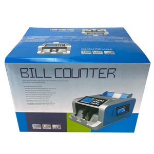 1100D2 UV3MG PKR USD EUR Bill Money Counter Machine UV/MG/IR Détecteur de billets de banque avec calculatrice - Product Image 6