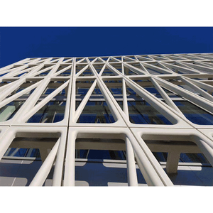 Panneaux de <span class=keywords><strong>façade</strong></span> UHPC architecturaux modernes sur mesure, mur-rideau en béton ultra-performant pour revêtement extérieur de bâtiment - Product Image 2