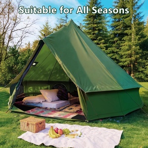 13' X 10' Large Inflatable <b>Tent</b> for Camping 8-10 Person Easy Setup Blow up <b>Tents</b> Hand Pump Inflatable House for Outdoors - Product Image 3