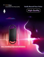 Porte-clés Enregistreur vocal numérique MINI Porte-clés Enregistreur vocal 192kbps WAV vers WMA/MP3/WAV Mini Enregistreur Audio PQ107
