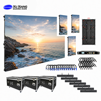 Panel LED Profesional de Alquiler con Diseño Curvo, Flexible y Plegable para Producción Virtual en Estudio Cinematográfico