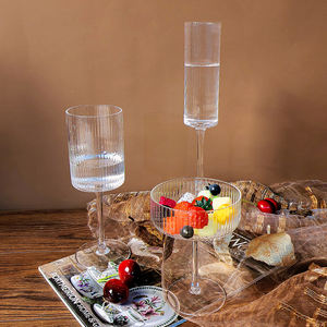 Muestra disponible, copas de vino de cristal transparente con logotipo personalizado con tallo para beber vino <span class=keywords><strong>Cabernet</strong></span> blanco rojo como regalos - Product Image 6