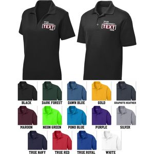 Polo Personalizado para Mujer, Bordado, 100% Poliéster, Tejido de Malla, Diseño con Texto Personalizado, Corte Regular - Product Image 4