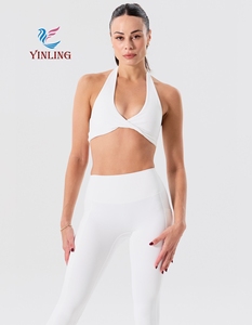 シームレスなアクティブウェアフィットネスヨガセットスポーツブラレギンストレーニングセット女性用 - Product Image 4