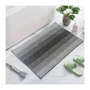 <span class=keywords><strong>Tapis</strong></span> <span class=keywords><strong>de</strong></span> sol en microfibre écologique <span class=keywords><strong>de</strong></span> luxe avec support en mousse à mémoire <span class=keywords><strong>de</strong></span> forme, motif uni minimaliste, absorbant pour chambre et salle <span class=keywords><strong>de</strong></span> bain - Product Image 1