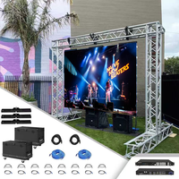 Écran LED pour événements extérieurs 500*1000mm P3.91 P4.81 Mur vidéo publicitaire à louer