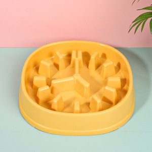 Penjualan terlaris pabrik mangkuk makanan lambat hewan peliharaan mangkuk makanan plastik antiselip untuk kucing anjing - Product Image 3
