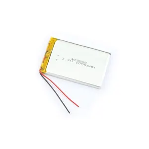 Lithium Ion Polymer Battery Rechargeable Lipo Battery Pack Silver Shenzhen 403860 1050mah 3.7V ROHS Support More Than 500 Times