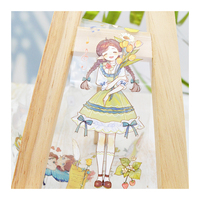 Dessin animé mignon papier Transparent Journal autocollants pour Album vie planificateur quotidien pour téléphones mobiles