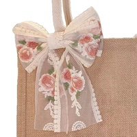 Bandes de dentelle florale beige brodée de 9 cm de large pour vêtements, vente en gros, LT2924B
