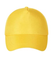 Las gorras de béisbol más populares 100% poliéster hebilla unisex transpirable gorra de béisbol de 5 paneles para montar