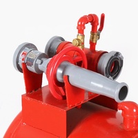 Unité mobile d'extinction d'incendie à mousse en acier au carbone, système de chariot à réservoir de mousse horizontal pour entrepôt de raffinerie pétrolière