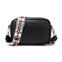 Sac à bandoulière unique en PVC pour femme, style vintage, avec chaînes, fermeture éclair, portable, design de créateur, sac messager à une épaule