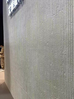 Pierre flexible artificielle décorative extérieure en polyuréthane 3d de Faux Rock 3d de panneau de mur en pierre molle légère de placage