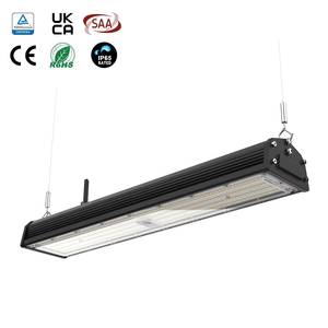 ระดับการป้องกัน IP65 150LPW-185LPW กำลังไฟ 100W-240W รับประกัน 5 ปี โครงอะลูมิเนียมอัลลอยด์ แสงสีขาว 6000K ปรับได้ โคมไฟไฮเบย์แบบเส้นตรง - Product Image 2