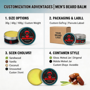 Coffret cadeau pour le soin de la <span class=keywords><strong>barbe</strong></span> pour lui, fête des pères, anniversaire, cadeau de la Saint-Valentin, <span class=keywords><strong>kit</strong></span> de toilettage haut de gamme pour mari, papa, petit ami, frère - Product Image 6