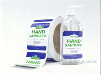 Étiquette adhésive imperméable personnalisée Durst, autocollant de logo pour les étiquettes de conception de savon artisanal et liquide