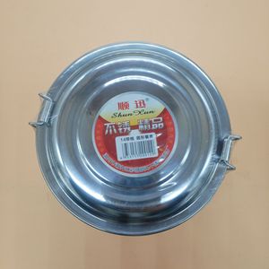 ShunXun Stainless Steel <b>Round</b> Lunch <b>Box</b> 16cm Double Layer With Compartment For Students - Product Image 2