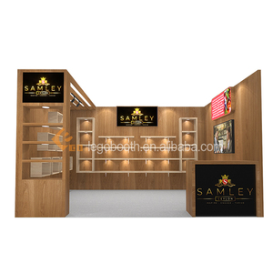 Modular MDF miễn phí-đứng bán lẻ đứng 20x20 hội chợ thương mại hiển thị gian hàng bức tường dễ dàng lắp ráp có thể điều chỉnh thương mại hiển thị thiết bị - Product Image 1