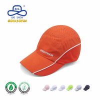 Oem Odm Premium Kwaliteit Baseball Caps Waterdichte Gebogen Rand Cap Met Ademend Gat Handborduurlogo Voor Zomersport