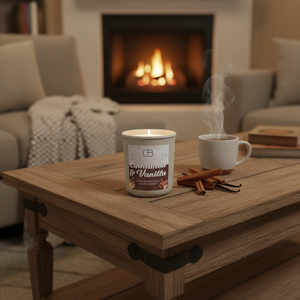 Candela di soia alla cannella e vaniglia - Product Image 3