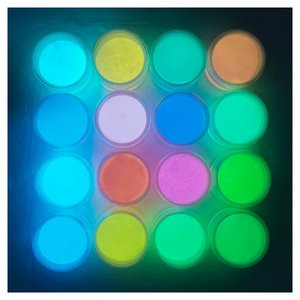 100g/Jar tác dụng lâu dài bột dạ quang cho nhựa phát sáng trong sắc tố tối cho thủ công mỹ nghệ Sơn Tự làm - Product Image 1