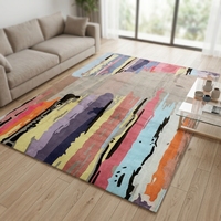 Wholesale Living Room Acrylic Area Rugs Multi Color Dinning Room Home Decoration