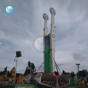 Le nouveau design du fournisseur chinois Kamikaze monte des manèges d'attractions palpitants à vendre pour les parcs à thème extérieur en fibre de verre métal acier - Product Image 6