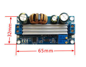 โมดูลแปลงไฟแบบปรับแรงดันได้ CC CV 3A 35W <span class=keywords><strong>DC</strong></span> <span class=keywords><strong>5</strong></span>-30V เป็น <span class=keywords><strong>DC</strong></span> 0.<span class=keywords><strong>5</strong></span>-30V แบบ Step Up Down Buck Boost Converter พร้อมตัวควบคุมแรงดันไฟฟ้า - Product Image 1